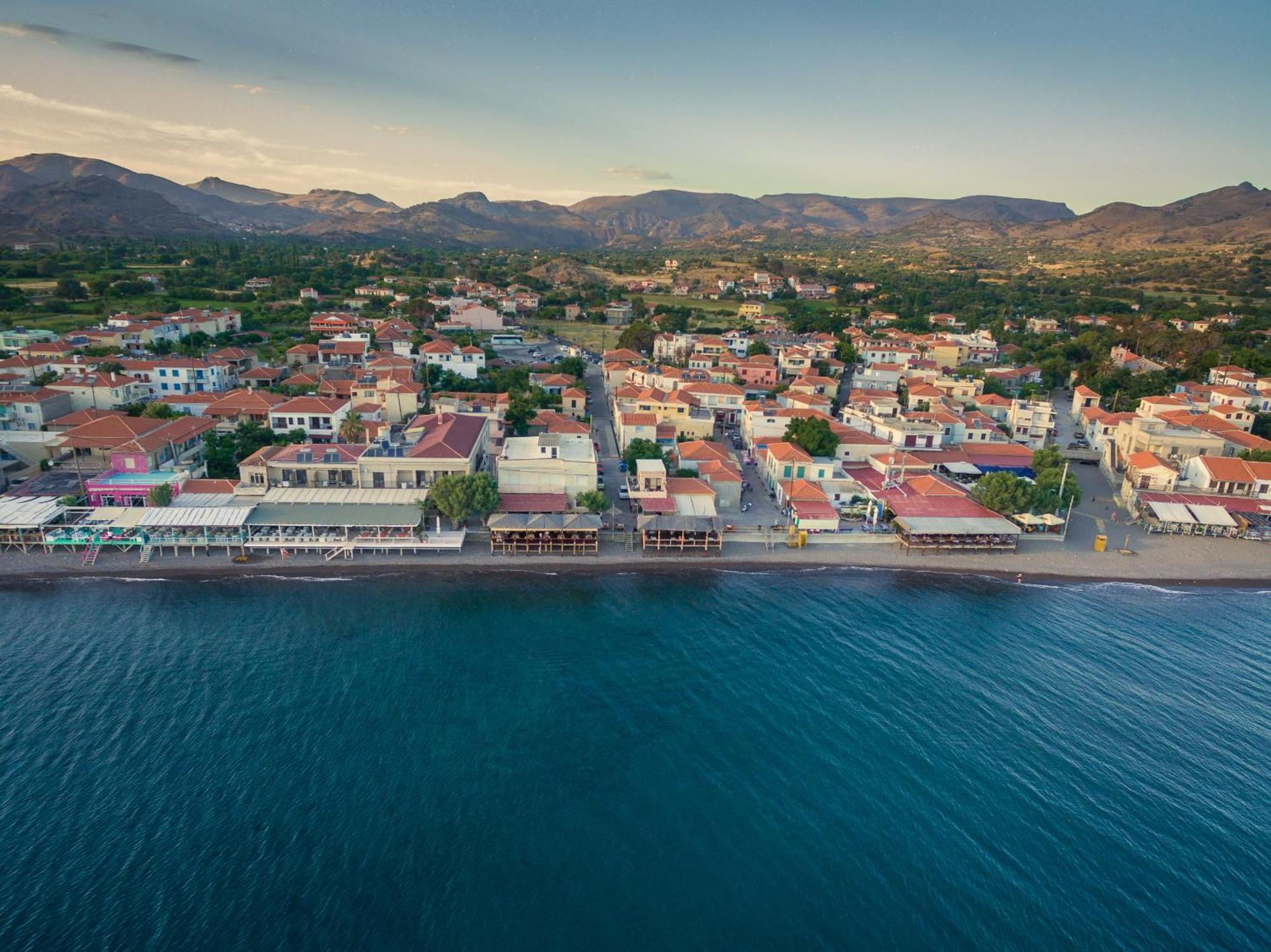 Galini Hotel Skála Eresoú Exterior foto