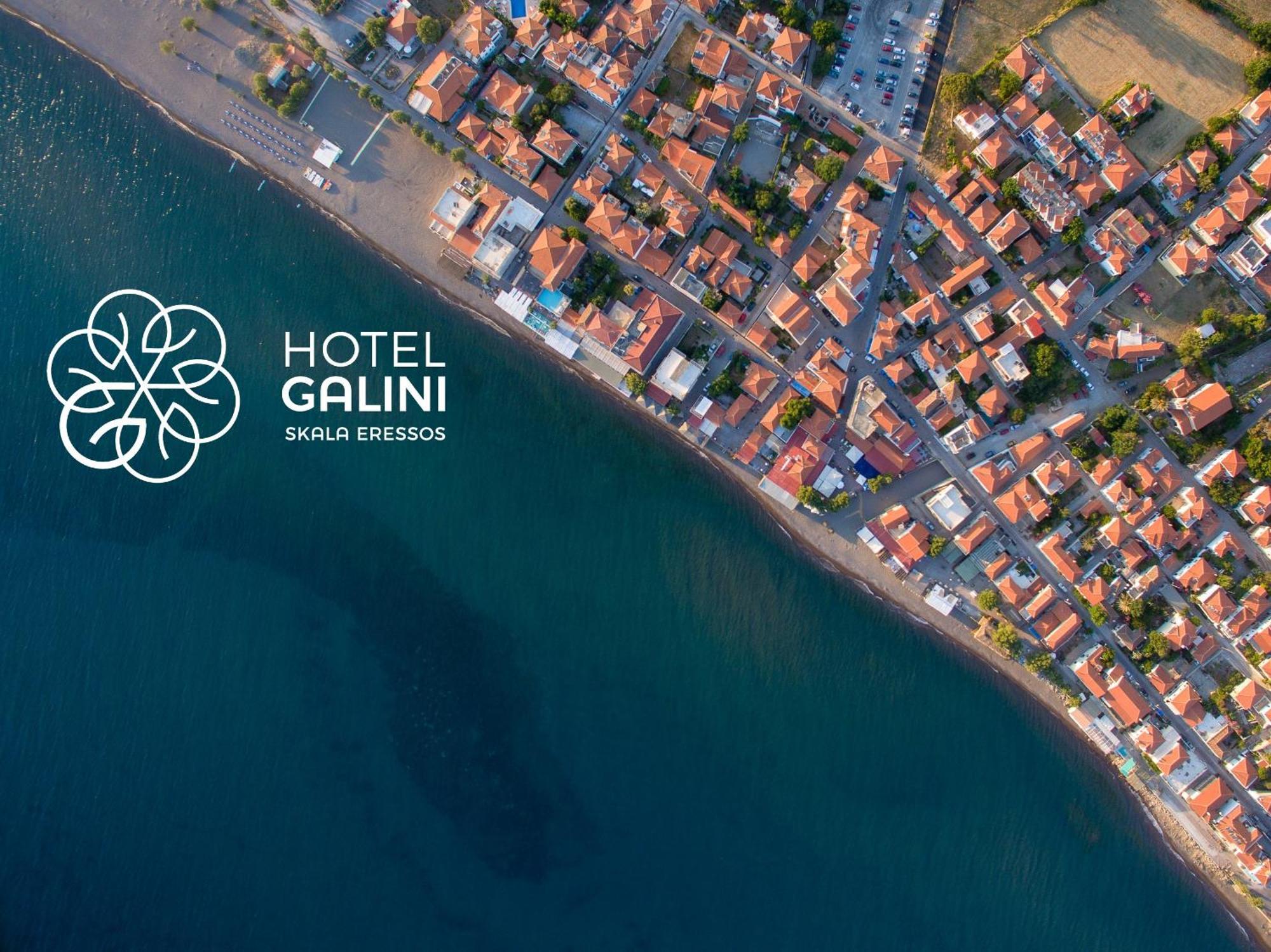 Galini Hotel Skála Eresoú Exterior foto